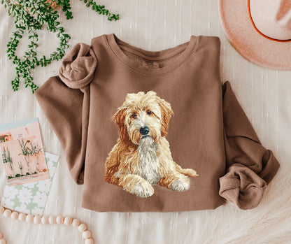 NEEDLEPOINT PETS GOLDEN DOODLE 2
