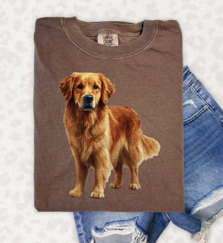 NEEDLEPOINT PETS GOLDEN RETRIEVER