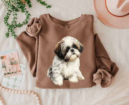 NEEDLEPOINT PETS SHIH TZU