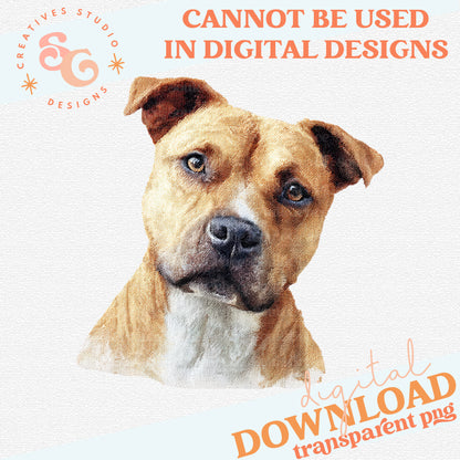 NEEDLEPOINT PETS PIT BULL