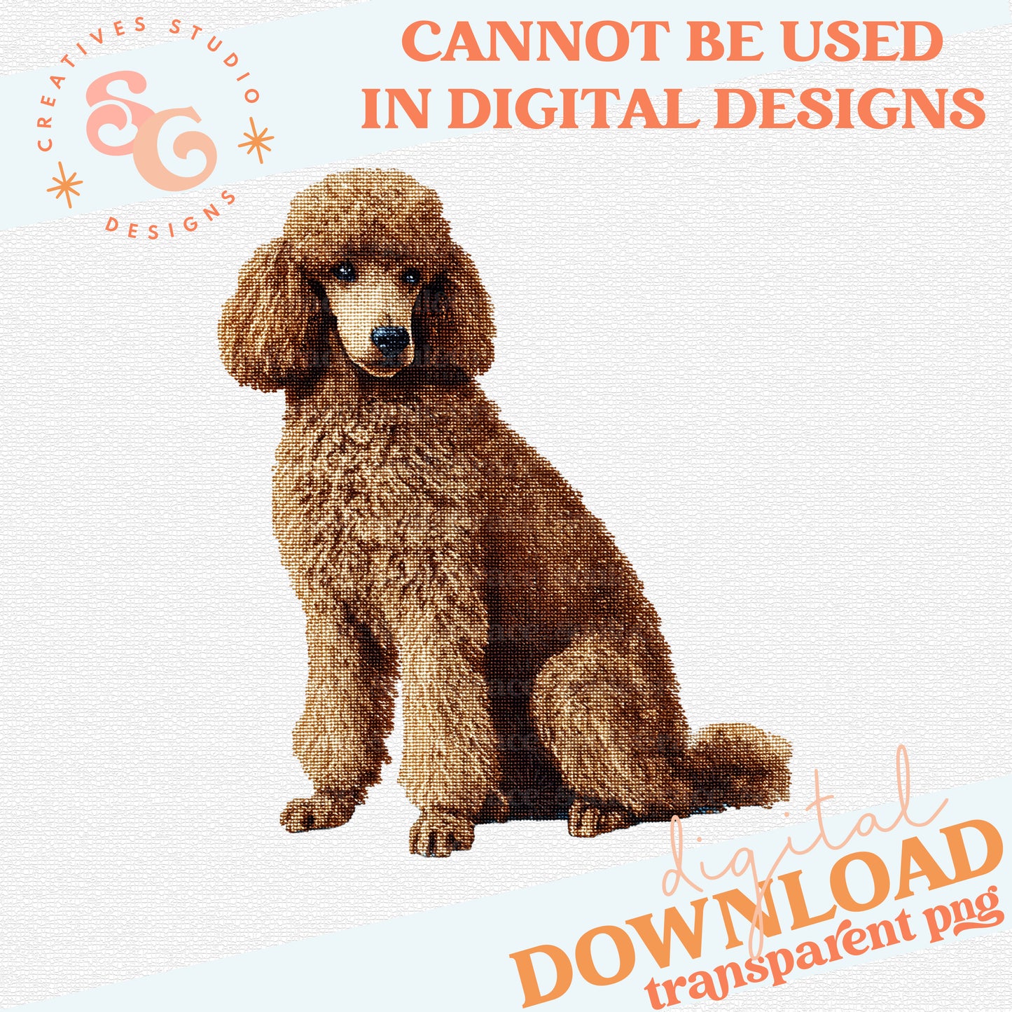 NEEDLEPOINT PETS POODLE 2