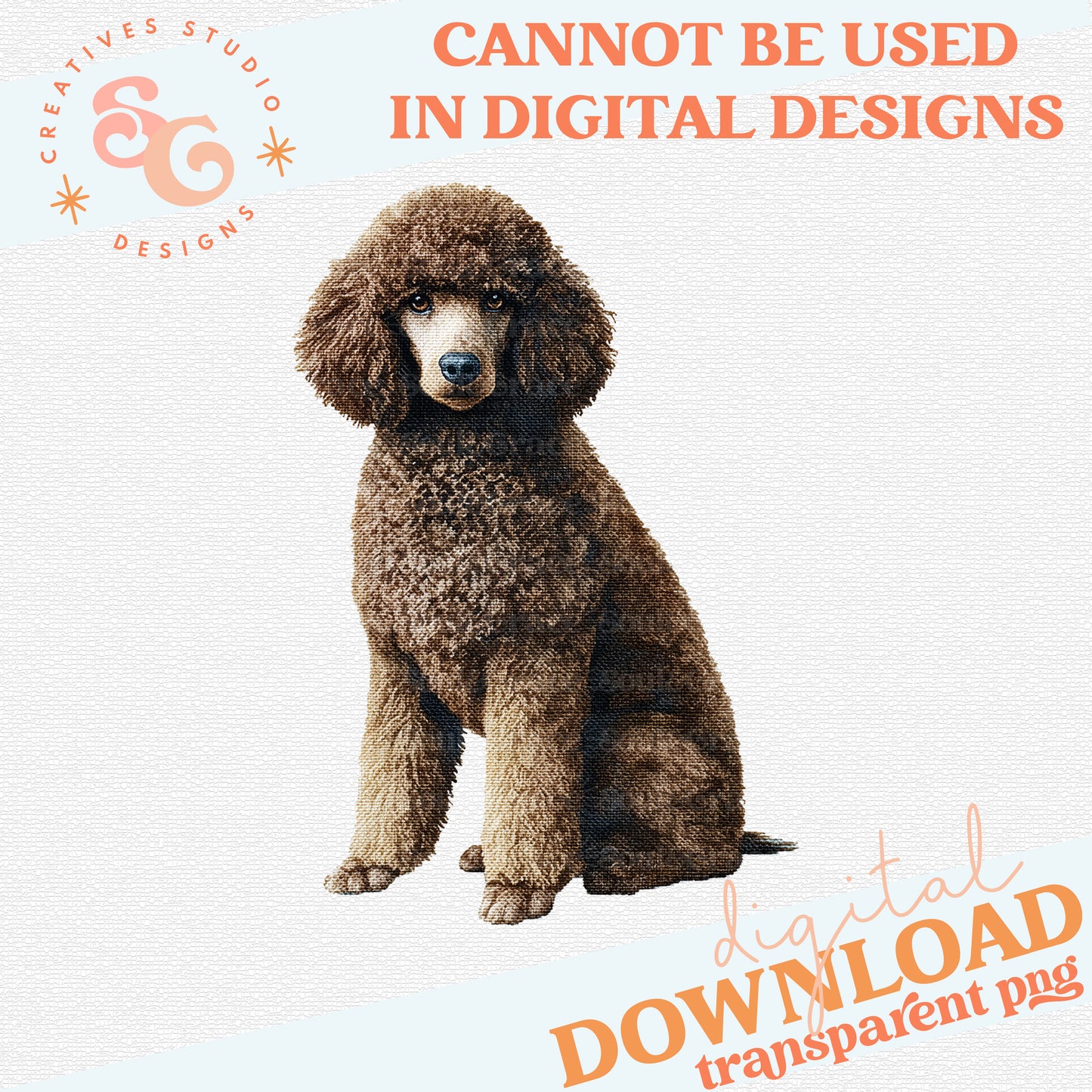NEEDLEPOINT PETS POODLE 3