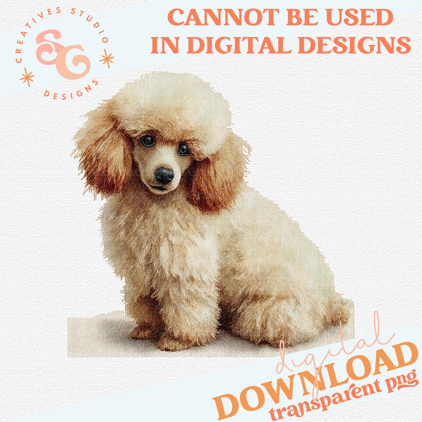 NEEDLEPOINT PETS POODLE