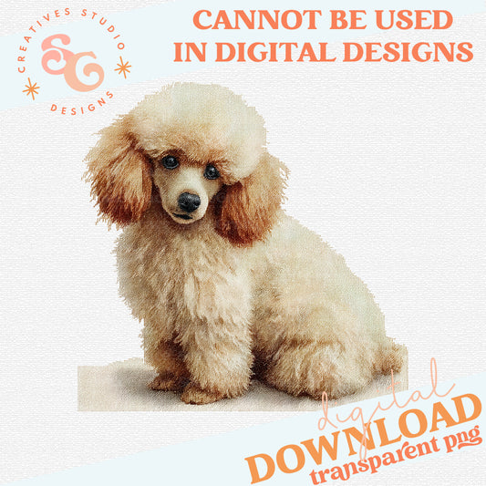 NEEDLEPOINT PETS POODLE