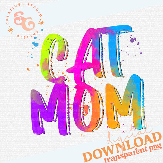 NEON MASCOTS CAT MOM