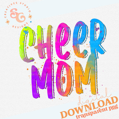 NEON MASCOTS CHEER MOM