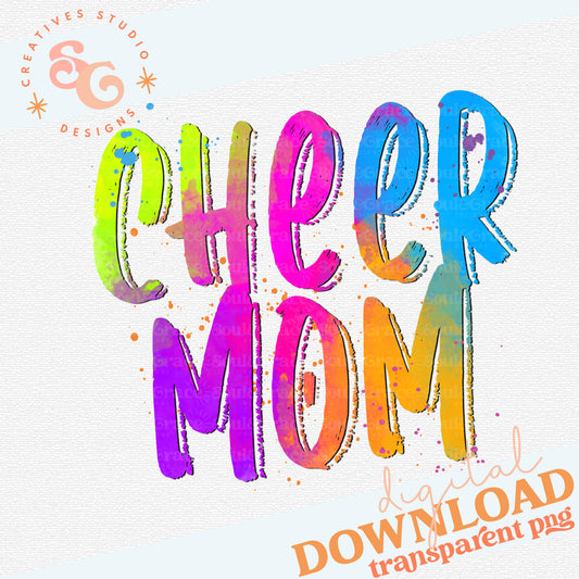 NEON MASCOTS CHEER MOM