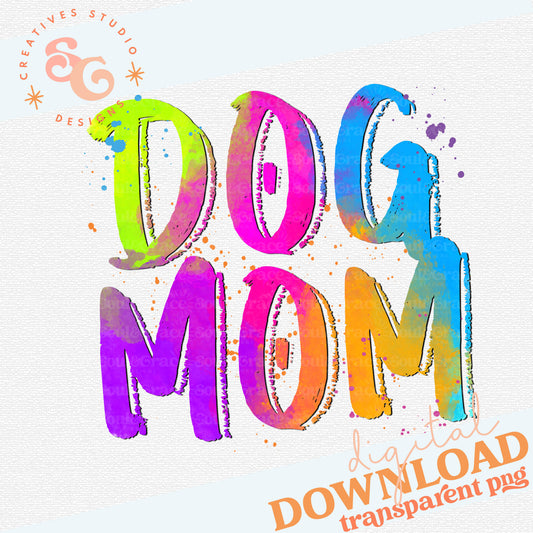 NEON MASCOTS DOG MOM