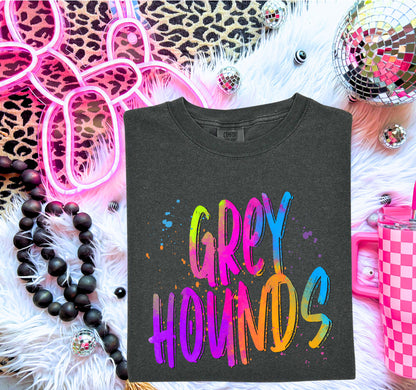 NEON MASCOTS Greyhounds