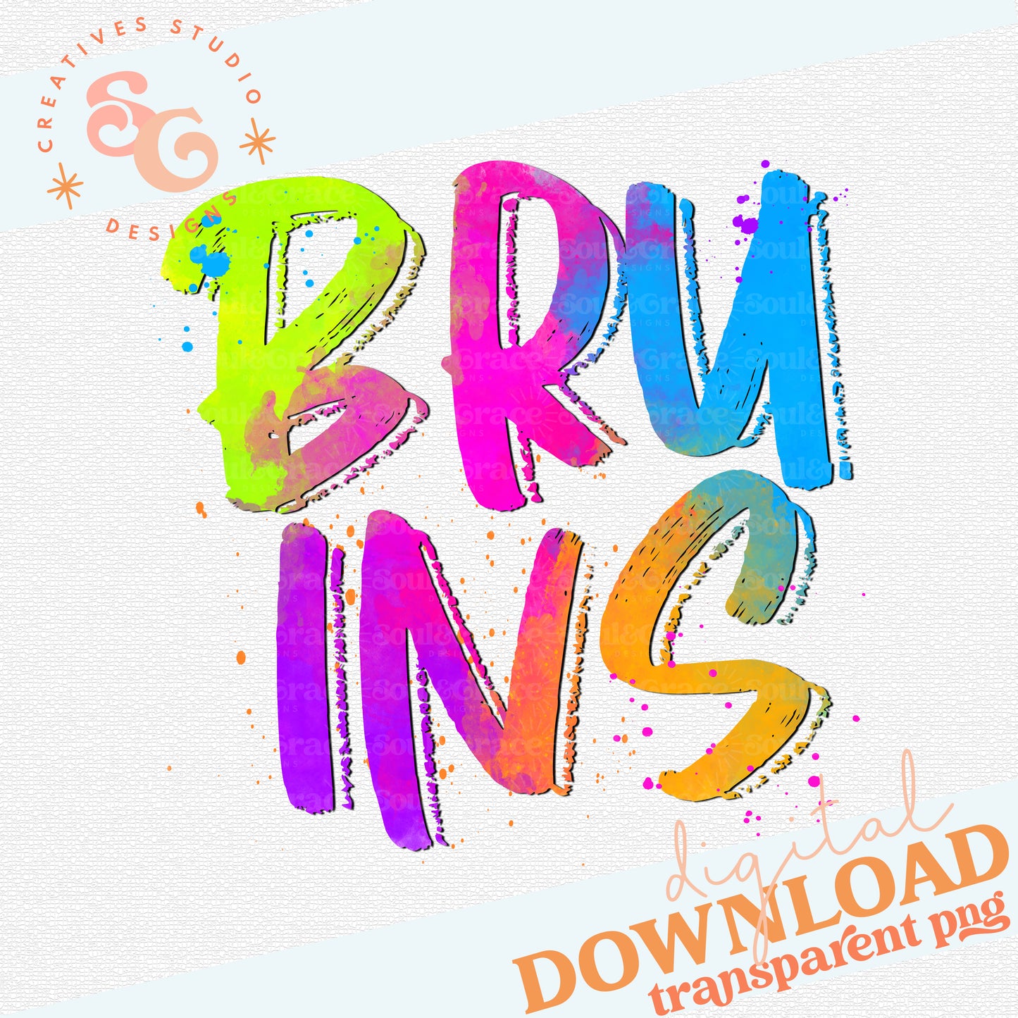 NEON MASCOTS Bruins