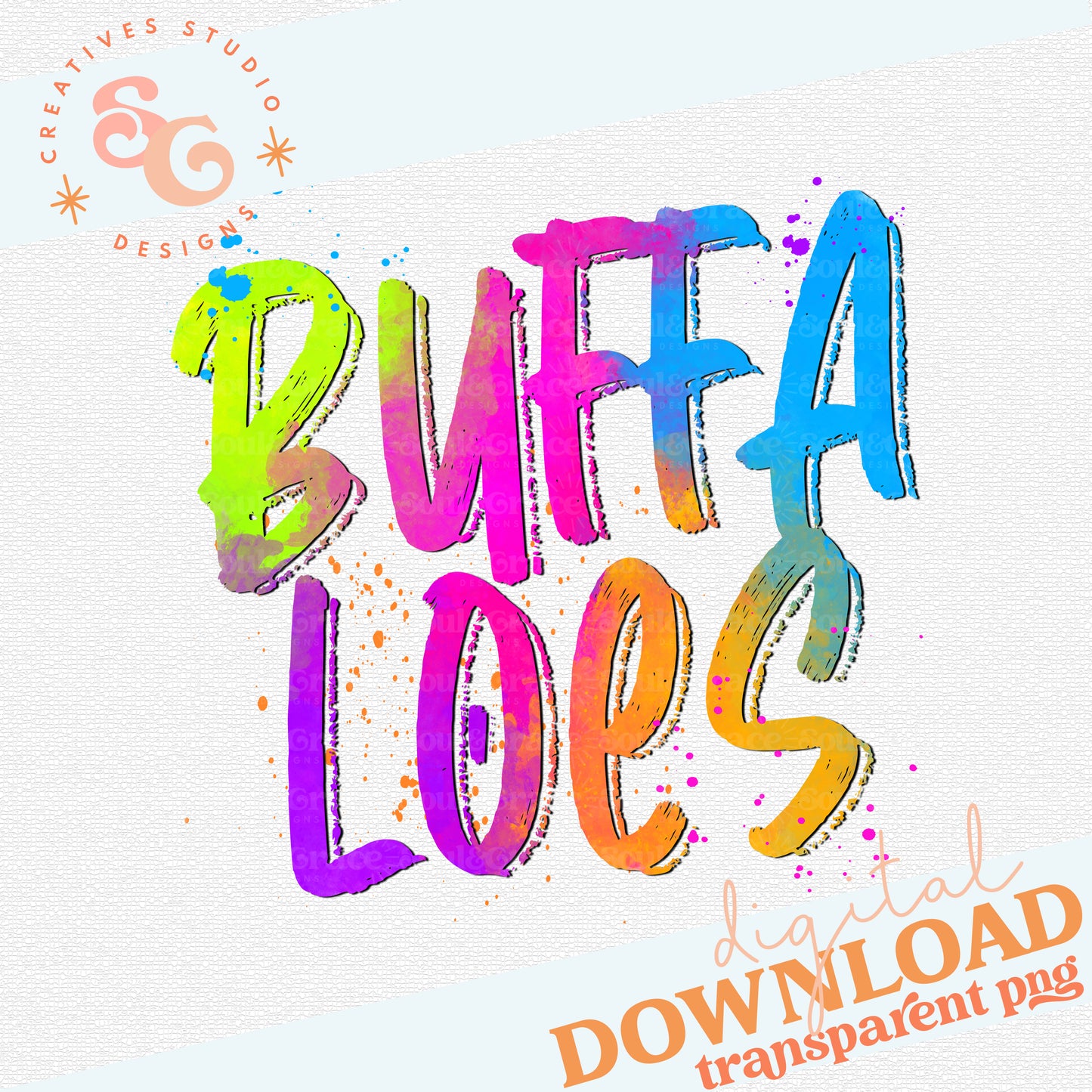 NEON MASCOTS Buffaloes