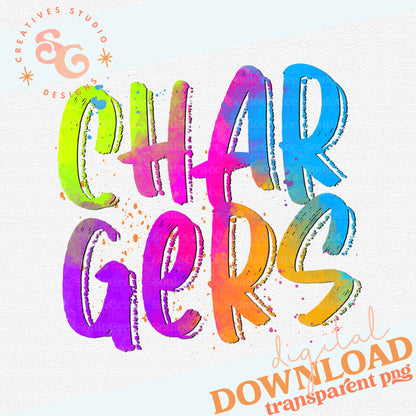 NEON MASCOTS Chargers