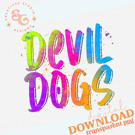 NEON MASCOTS Devil Dogs