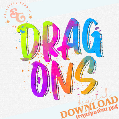 NEON MASCOTS Dragons