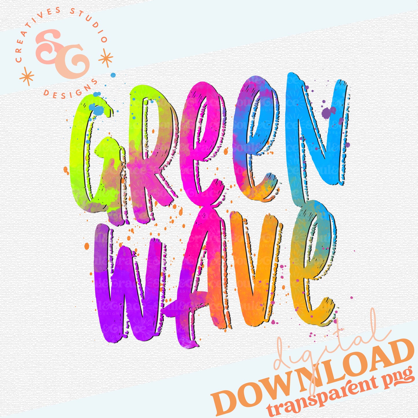 NEON MASCOTS Greenwave