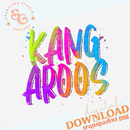 NEON MASCOTS Kangaroos