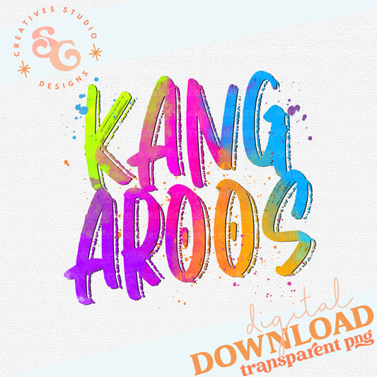 NEON MASCOTS Kangaroos