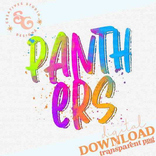 NEON MASCOTS Panthers