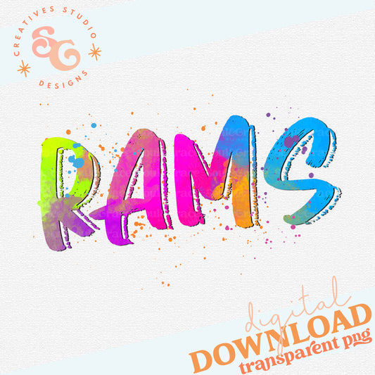 NEON MASCOTS RAMS