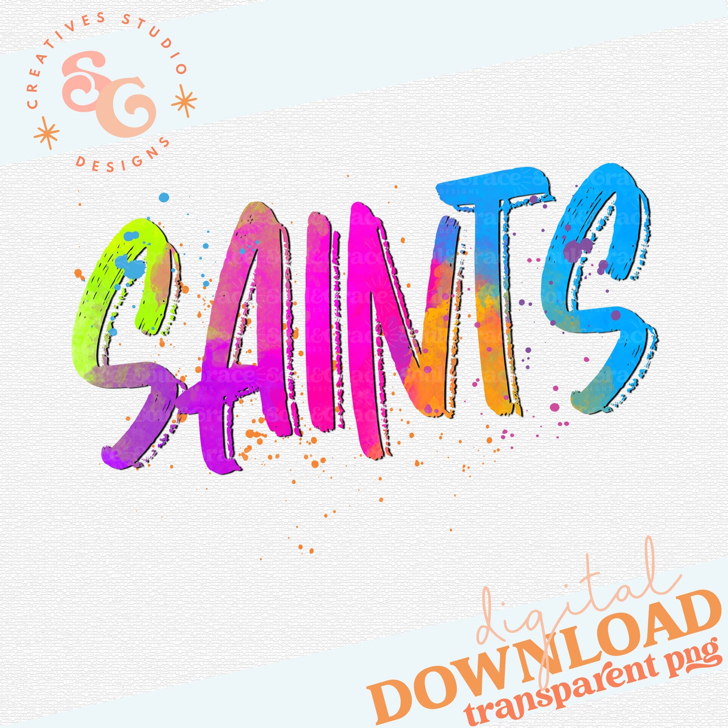 NEON MASCOTS Saints