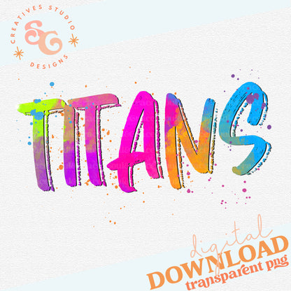 NEON MASCOTS Titans