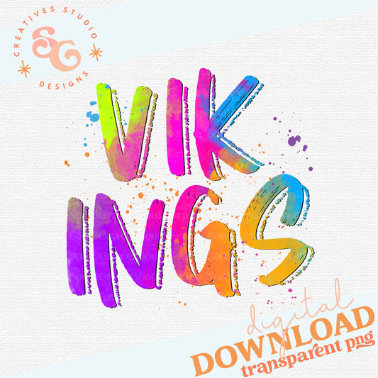 NEON MASCOTS Vikings