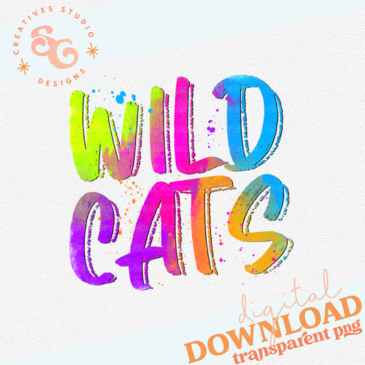 NEON MASCOTS WILDCATS