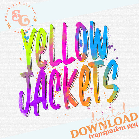 NEON MASCOTS Yellow Jackets