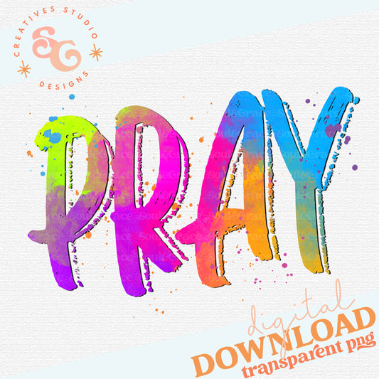 NEON MASCOTS PRAY