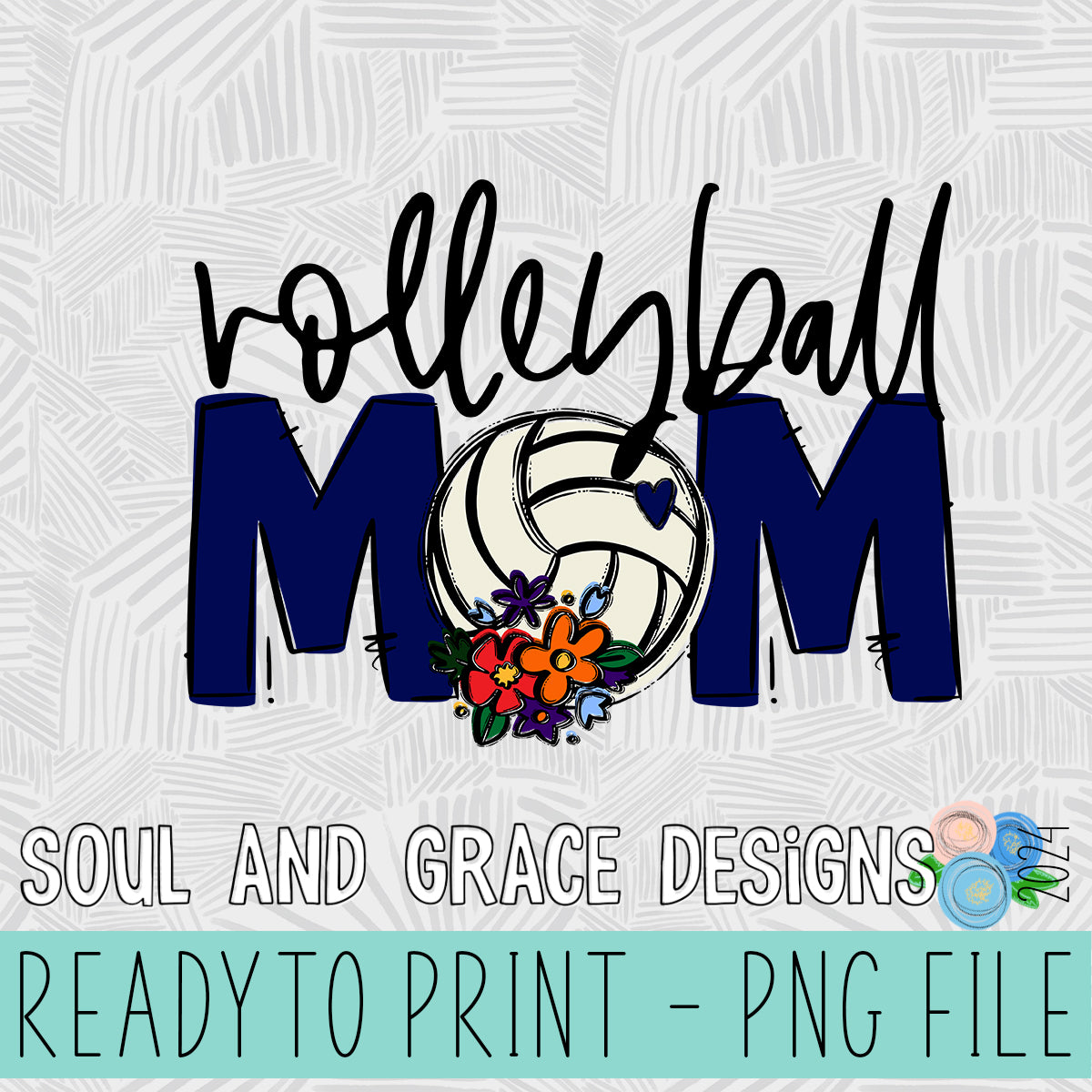 Volleyball Mom Team Go