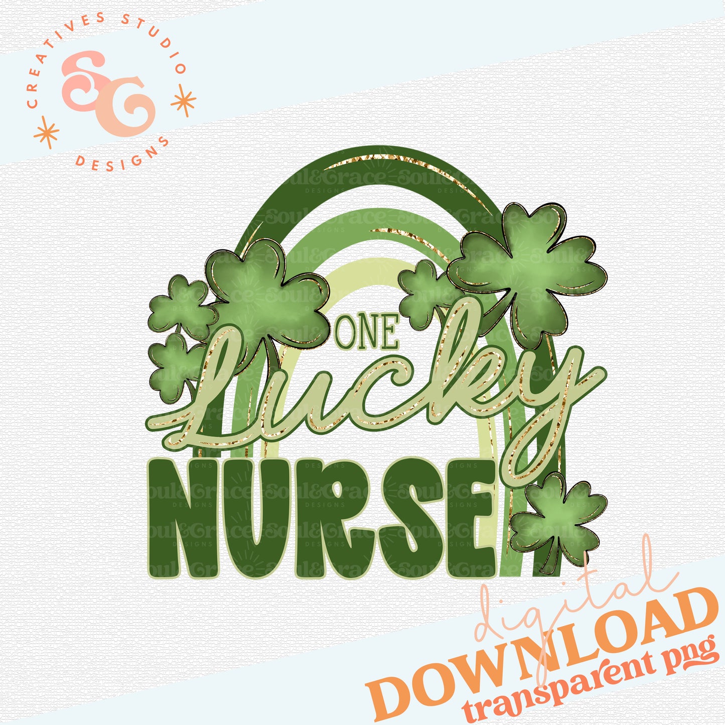 ONE LUCKY RAINBOW NURSE