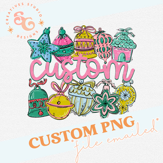 ORNAMENT NAME FRAME CUSTOM