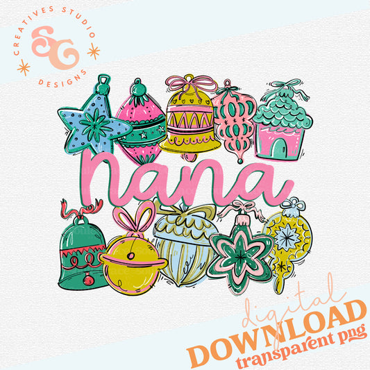 ORNAMENT NAME FRAME NANA