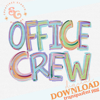 TILTED WORDS - OFFICE CREW