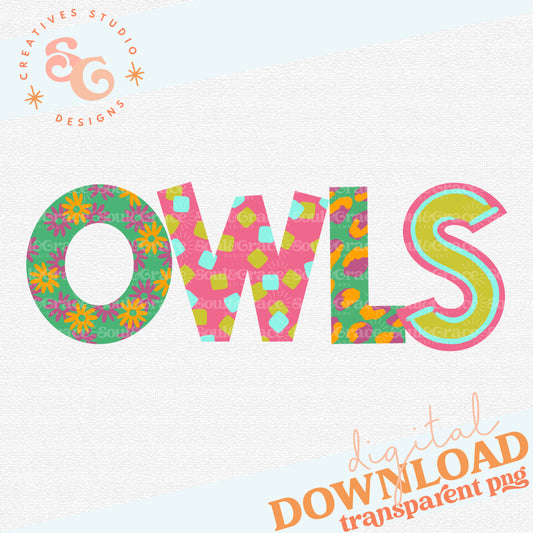 Owls COLORFUL