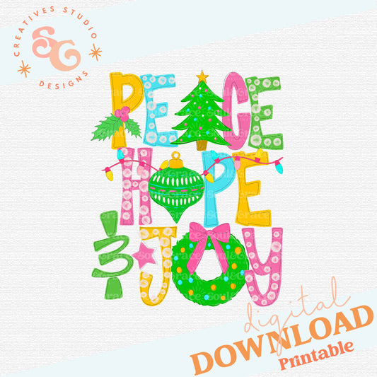 PEACE HOPE JOY