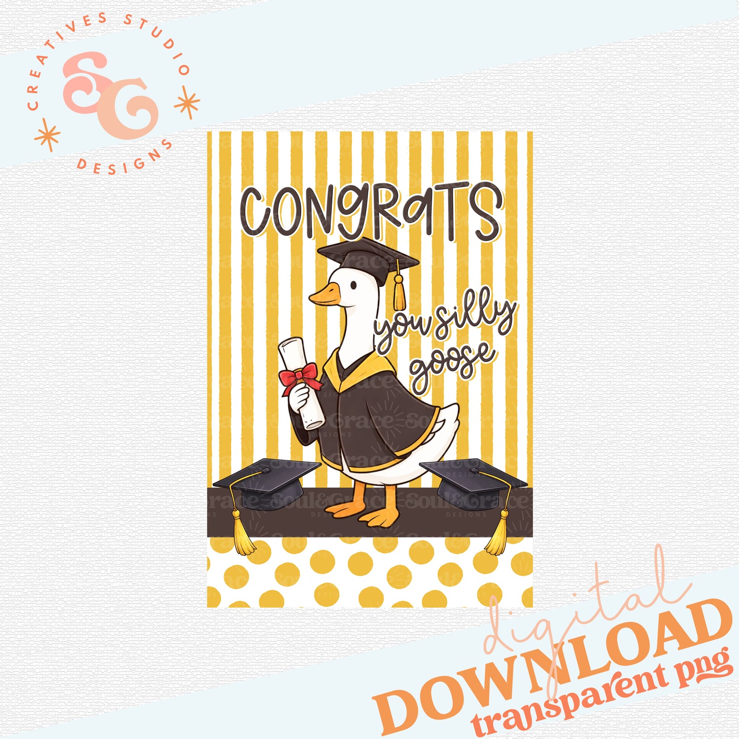 PORCH GOOSE GARDEN FLAG GRADUATION