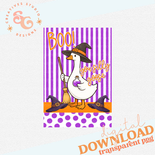 PORCH GOOSE GARDEN FLAG HALLOWEEN