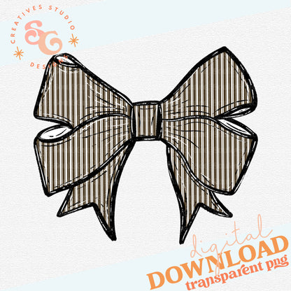PREPSTER SEERSUCKER BOWS BROWN