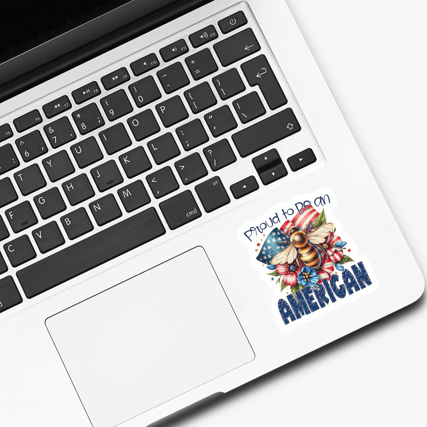 PROUD TO BEE AN AMERICAN STICKER VINYL DECAL