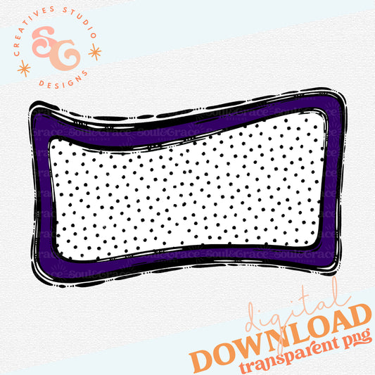 PURPLE PLAY BALL PATCH