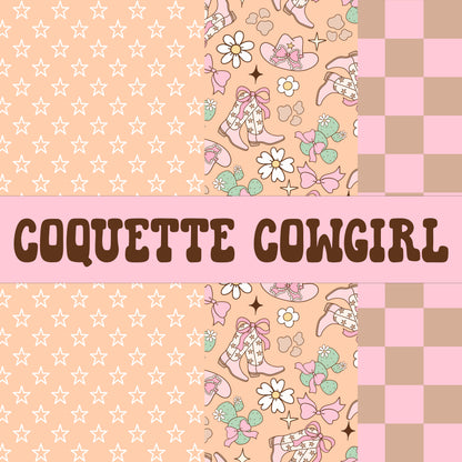 COQUETTE COWGIRL SEAMLESS PAPER SET