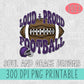 Loud & Proud Football [BLANK - ADD A NAME] - Purple