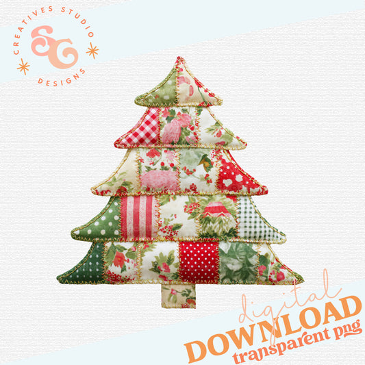 QUILTED CHRISTMAS TREE V1