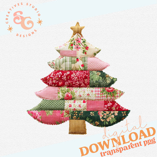QUILTED CHRISTMAS TREE V2