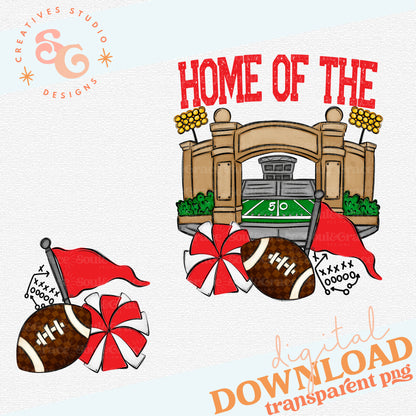 RED HOME OF THE STADIUMS