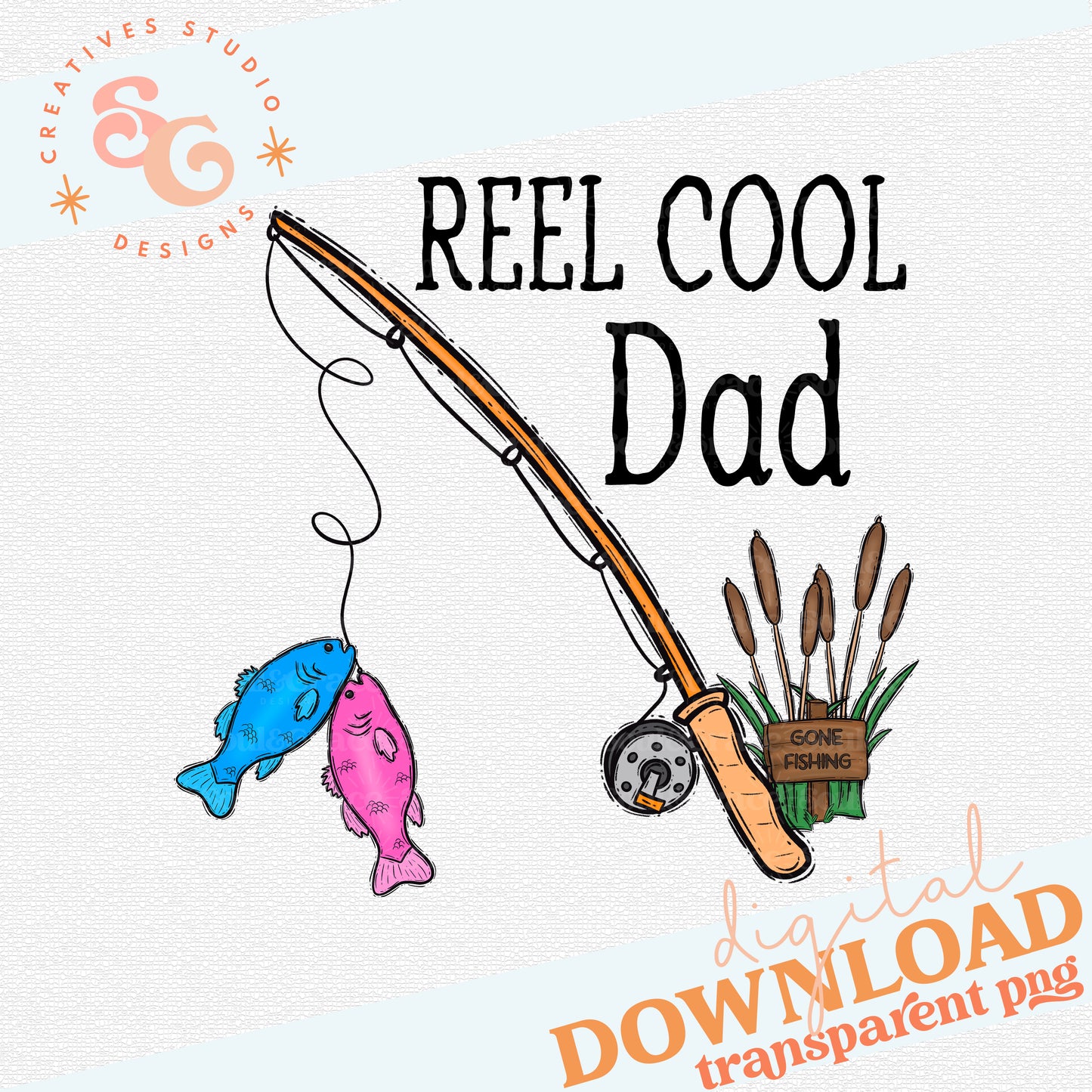 REEL COOL DAD 1 PINK 1 BLUE