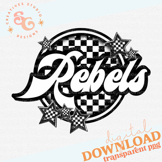 Rebels Checker Mascots