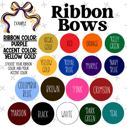 RIBBON SPORTS BOW CUSTOM
