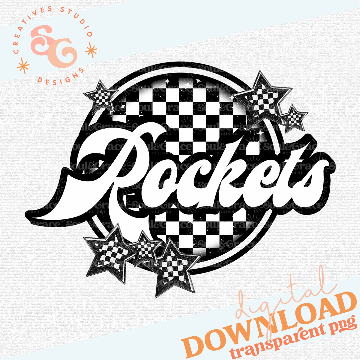 Rockets Checker Mascots